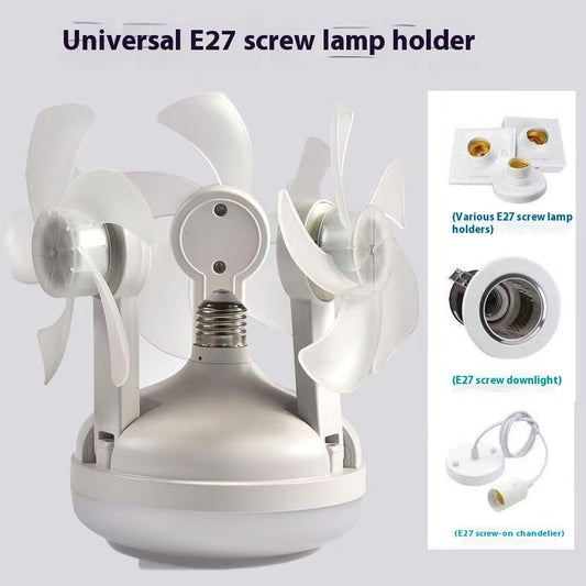 E27 Screw Ceiling Fan Lamp with Remote